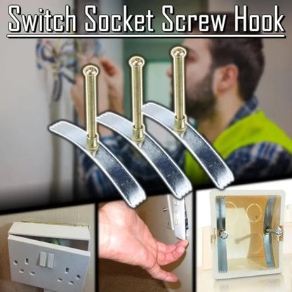 10 Type 86 Manganese Steel Repair Screws for Switch Socket Wall Box Replacement and Installation