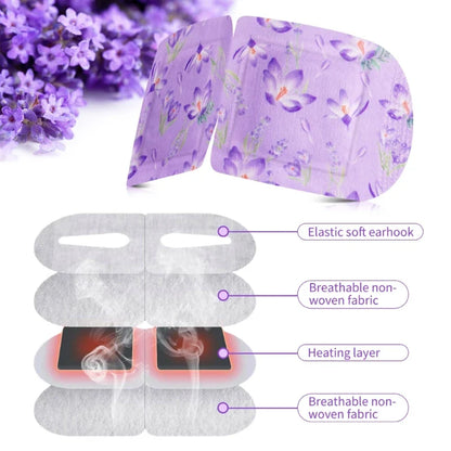 12-Pack Self-Heating Eye Masks – Disposable Lavender Moisturizing Heat Pads for Sleep & Daily Eye Care