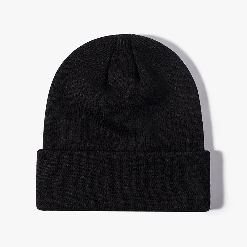Winter Knit Beanie Hat - Warm Stretch Skull Cap for Boys Girls Adults in Black White Blue Pink & More Colors