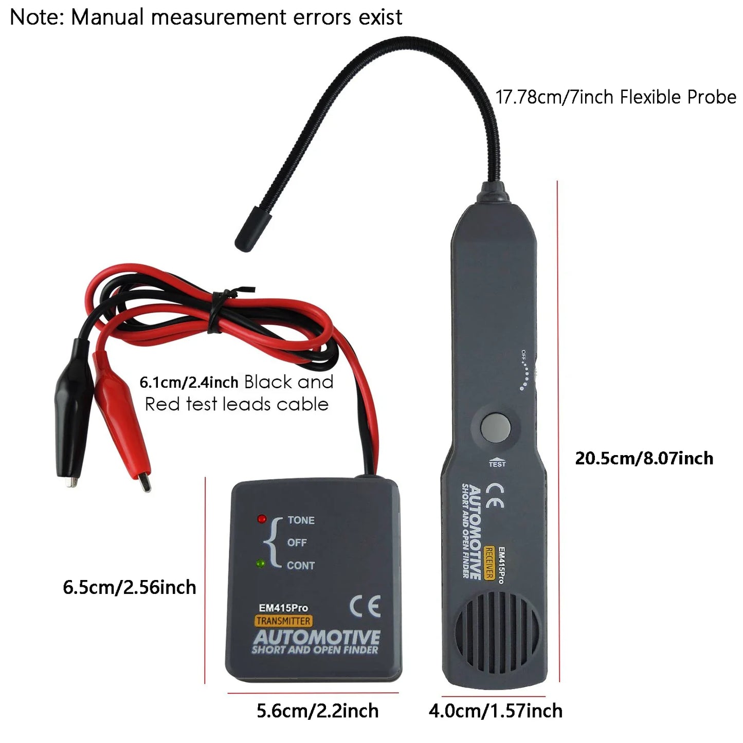 EM415Pro Automotive Circuit Tester - 6-42V Open & Short Circuit Finder, Wire Tracker & Diagnostic Tool