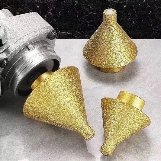 Diamond Chamfer Core Drill Bit - M10 M14 Enlarged Hole Beveling Grinding Tool for Granite, Marble, Tile & Stone Cutting