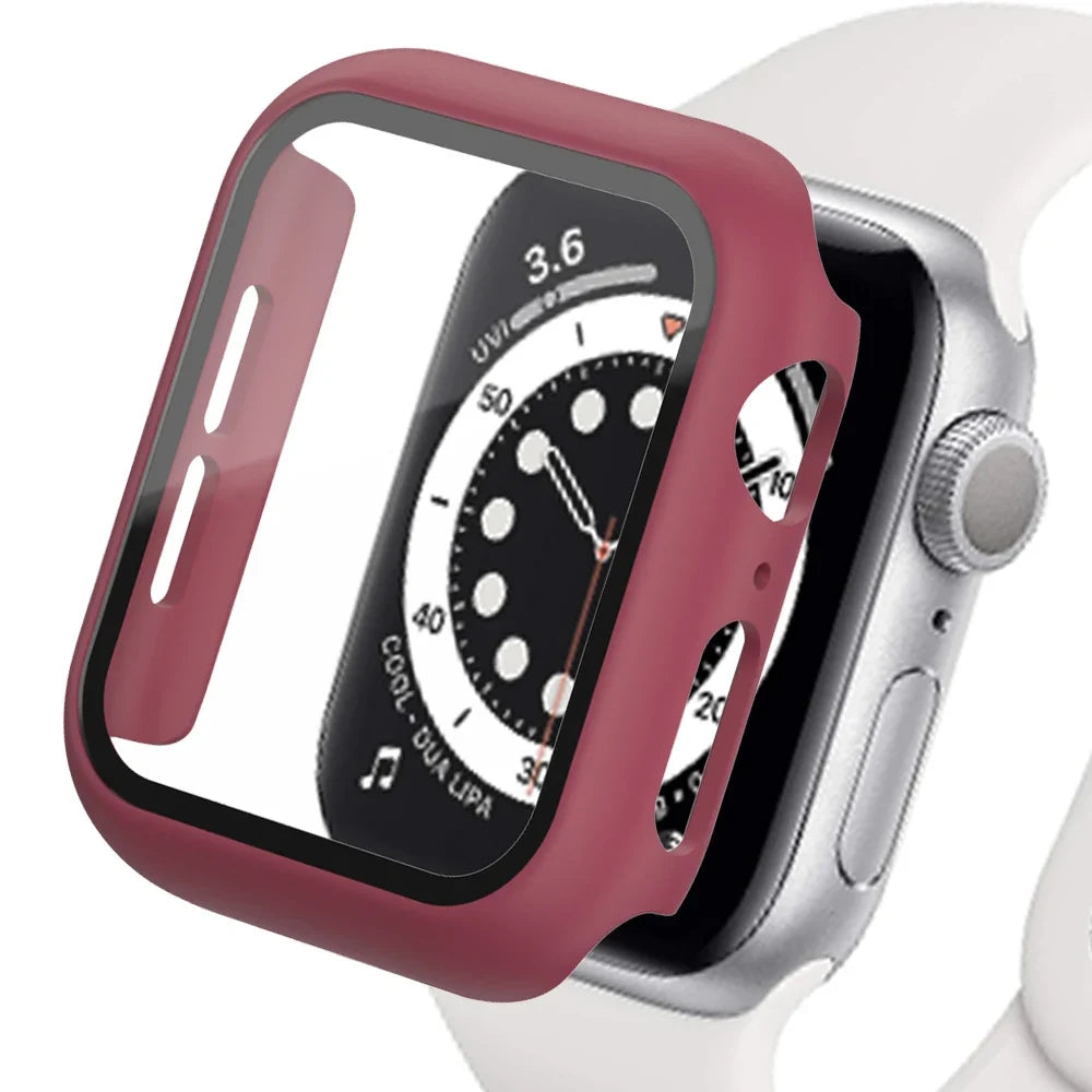 Apple Watch Protective Case - PC Bumper Screen Protector Cover for Series Ultra 2, 9, 8, 7, 6, SE 38mm-49mm