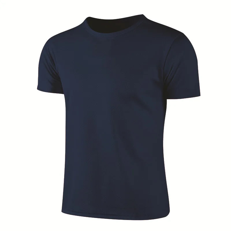 Men & Women Quick Dry Sports T-Shirt - Breathable Short Sleeve Gym, Running & Fitness Training Jersey