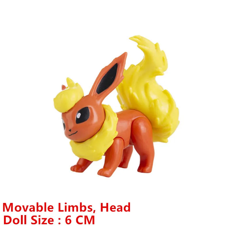 Pokemon Anime Figures – Pikachu, Eevee, Gengar & More Cartoon Action Model Toys for Kids, Bulk Purchase
