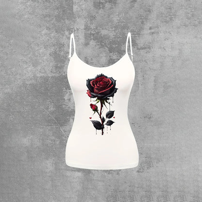 Women’s Slim Strap Tank Top – Breathable Summer Sleeveless Casual Top