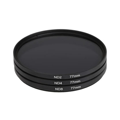 Lightdow 3 in 1 Lens Filter Kit - ND2, ND4, ND8 Filters, 49mm-82mm Sizes for Nikon, Sony, Pentax, Canon Cameras