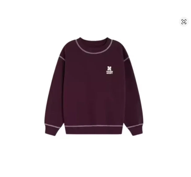TNS Style Cotton Sweatshirt - Trendy 2026 Casual Pullover Top for Boys and Girls