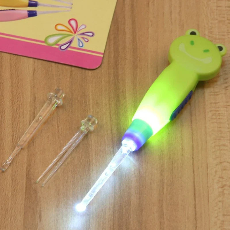 Baby Care LED Ear Cleaner - Earpick with Flashlight for Ear Wax Removal, Hygienic Ear Cleaning Tool