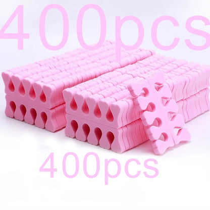 50 Pairs Soft Toe Separators – Flexible Heart Shape Nail Art & Pedicure Tools for Manicure Practice & Foot Care Support
