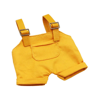 17cm 3rd Gen Labubu Trendy Retro Outfit – Graffiti Strap Pants, Hat & Sitting Party Pendant