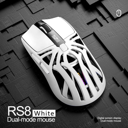 SmailWolf RS8 Wireless Gaming Mouse – Bluetooth & 2.4G, Lightweight E-Sports Mouse, 10,000 DPI, Triple Mode