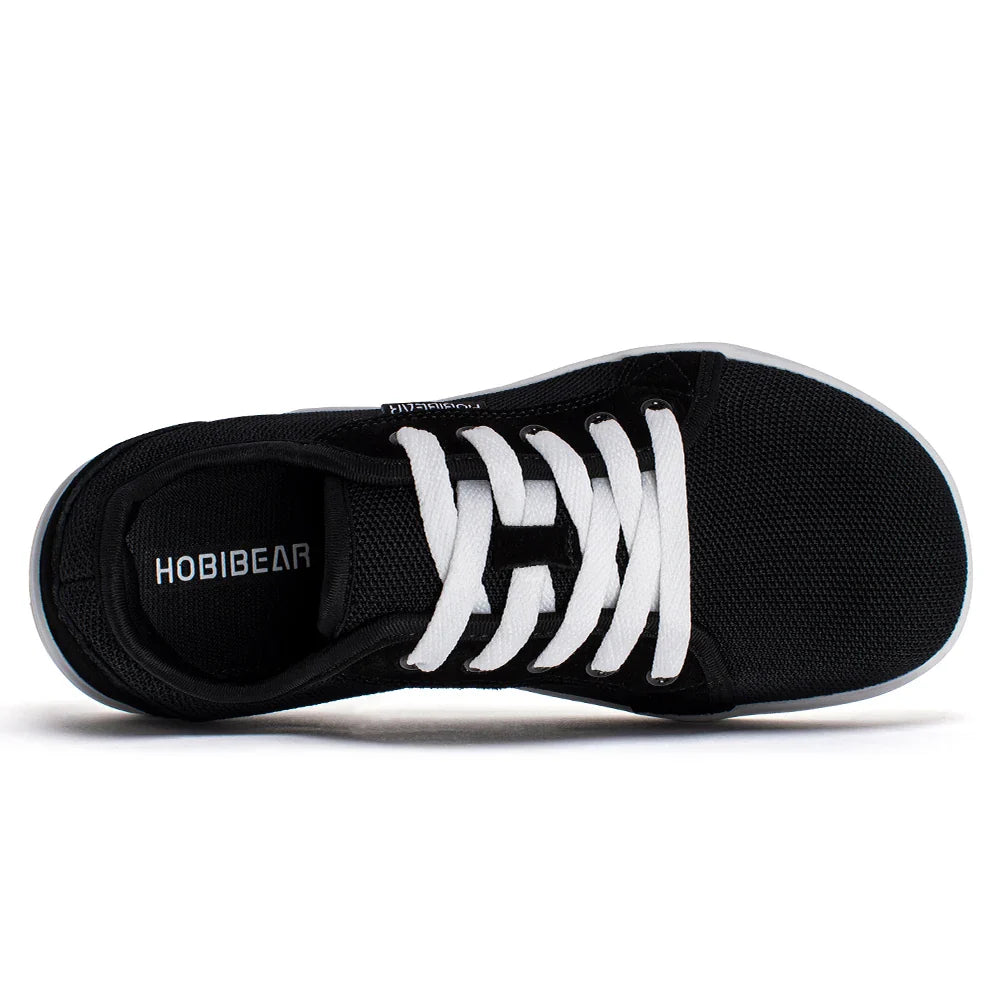 HOBIBEAR Wide Barefoot Shoes – Unisex Minimalist Zero Drop Sneakers for Outdoor Running & Casual Wear