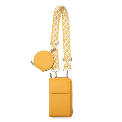 Women's Mini PU Leather Phone Bag - Lightweight Small Crossbody Purse for Everyday Use