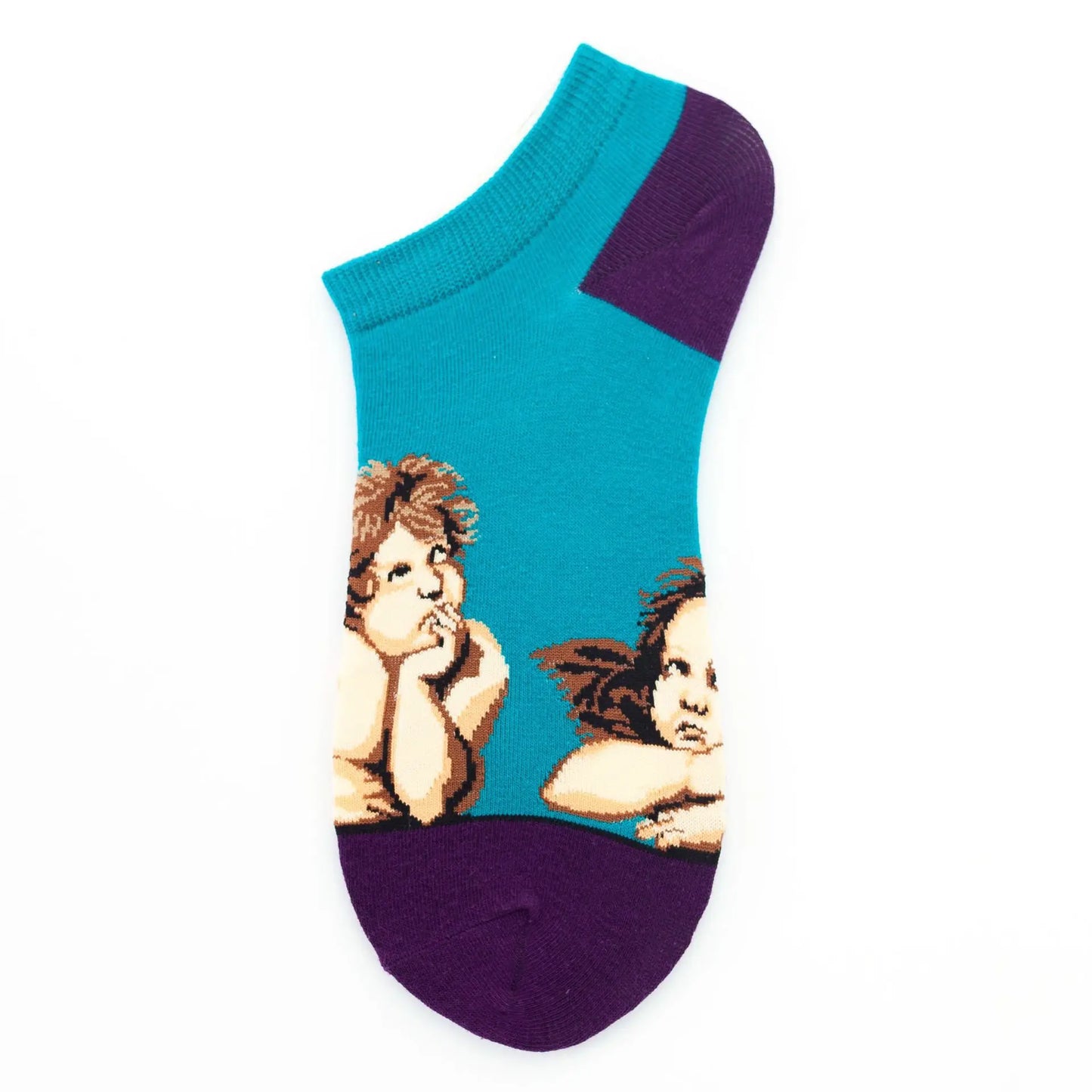 40-Style Colorful Cotton Ankle Socks – Fashion Novelty Short Socks for Men & Women, Funny Animal, Food & Avocado Casual Designs