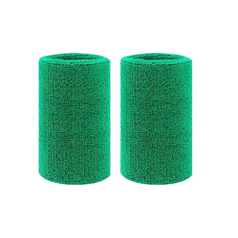 2PCS Sports Wristbands – Tennis & Fitness Sweat Bands for Basketball, Volleyball, Padel with Wrist Guard Cuffs