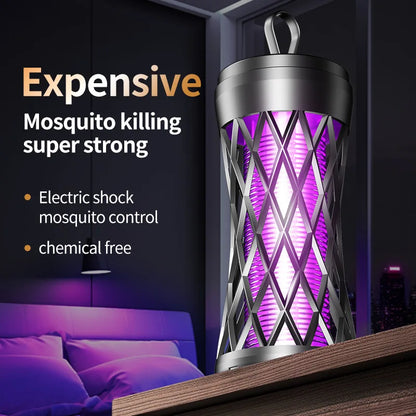 Electric Mosquito Killer Lamp - Outdoor Atmosphere Light & Safe Household Bug Zapper