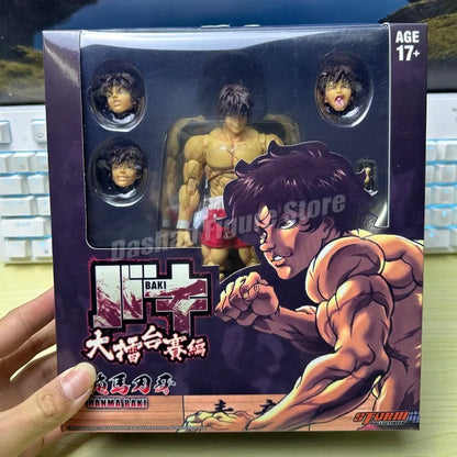 ST Baki Hanma Son of Ogre Action Figure – Hanma Yuujiro PVC Fighting Anime Model Toy Collection Gift