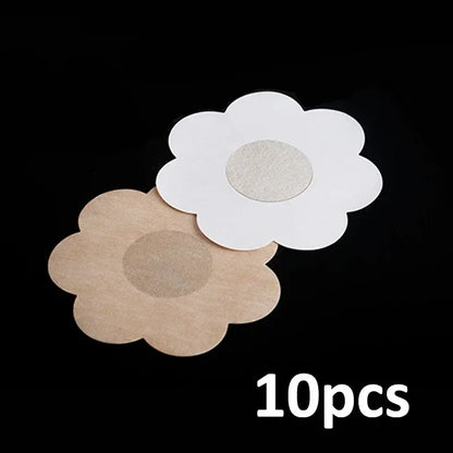 10-200PCS Women’s Nipple Cover Stickers – Invisible Self-Adhesive Disposable Bra Pasties & Chest Lift Tape