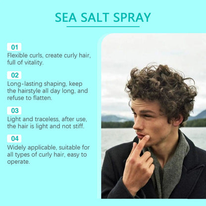 Sea Salt Hair Styling Spray - Volumizing Texturizing Spray for Strong Hold & Fuller-Looking Hair