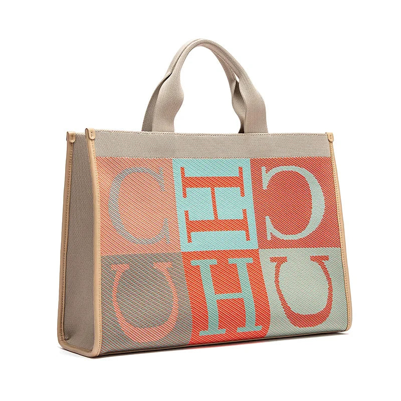 CHCH Women's Shopping Bag 2025 – New Eco-Friendly Flyknit Simple Mommy Bag