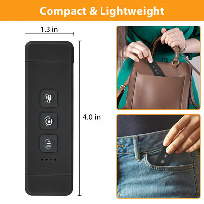 USB Rechargeable Clip-on Book Light with Timer - Portable Mini LED Reading Lamp for Bedside, Desk, Books - Bookmark Design