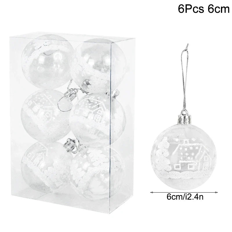 Christmas Ball Ornaments – Hanging Tree Pendants for Xmas, Home Decor, 2026 New Year & Holiday Gifts