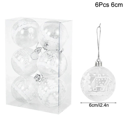 Christmas Ball Ornaments – Hanging Tree Pendants for Xmas, Home Decor, 2026 New Year & Holiday Gifts