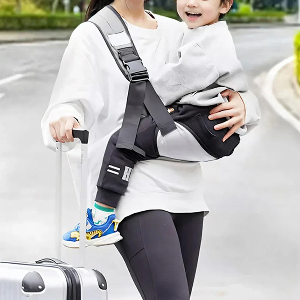 Front Carry Baby Carrier Sling - Adjustable Shoulder Straps Soft Anti-Slip Newborn Carrying Wrap