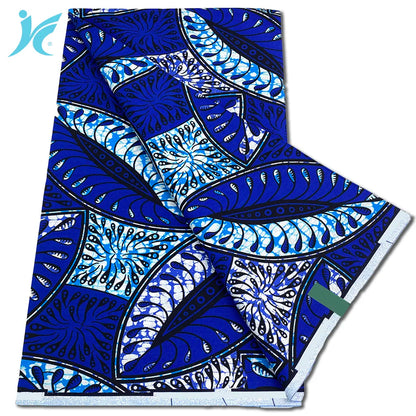 African Real Wax Print Fabric - 100% Cotton Ankara Sewing Material Wholesale Quality