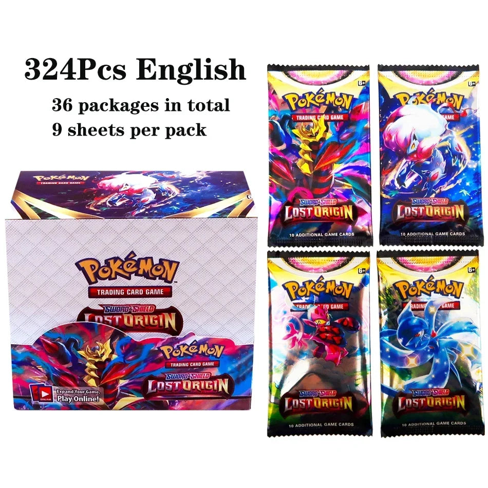 324pcs Pokemon TCG Booster Box - Sword & Shield Fusion Strike Trading Card Packs Display Set with 36 Booster Packs