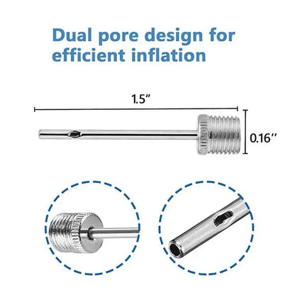 Stainless Steel Ball Pump Needles - Universal Sports Air Valve Adapters for Football Basketball Soccer Inflator Accessories