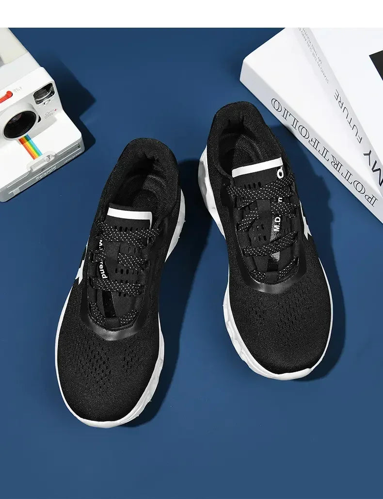 Men's Sports Shoes – Luxury Casual Mesh Running Sneakers, Lightweight Platform Basketball & Walking Shoes for Summer
