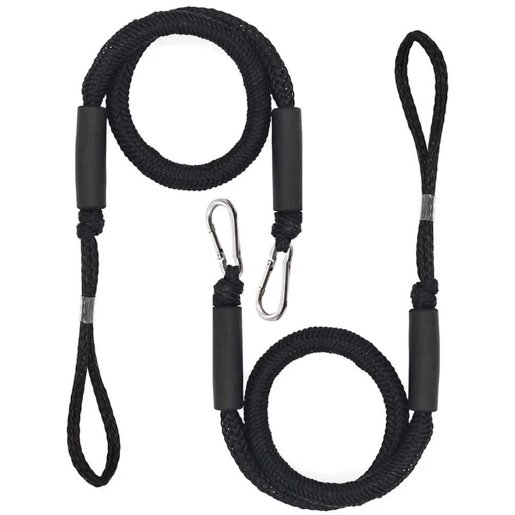 Boat Bungee Dock Lines — Kayak, Jet Ski & Power Boat Mooring Rope Accessories