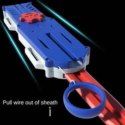 Parent-Child Telescopic Sword Toy - Interactive Multiplayer Battle Game for Stress Relief & Fun Fidget Play