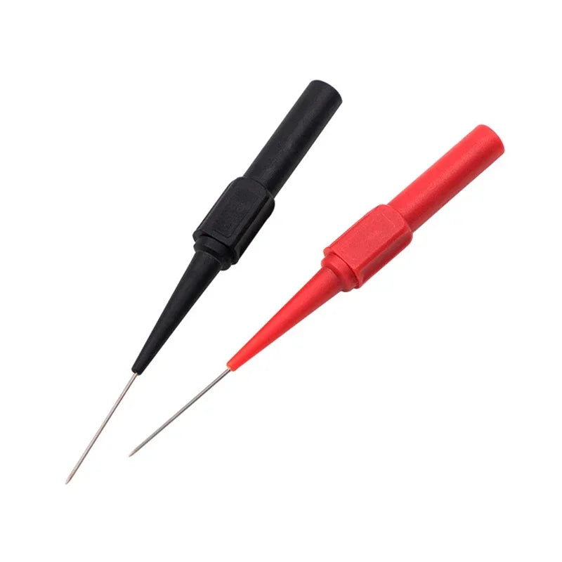10Pcs 30V Multimeter Test Lead Kit - Automotive Diagnostic Probe Extension with 0.7MM Piercing Needle Tips