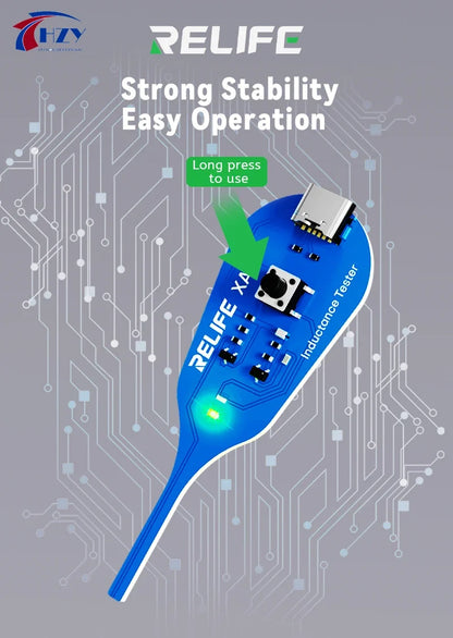 RELIFE XA5 Inductance Tester - Non Contact Electromagnetic Fault Detector for Phone PCB Motherboard Repair Diagnostics