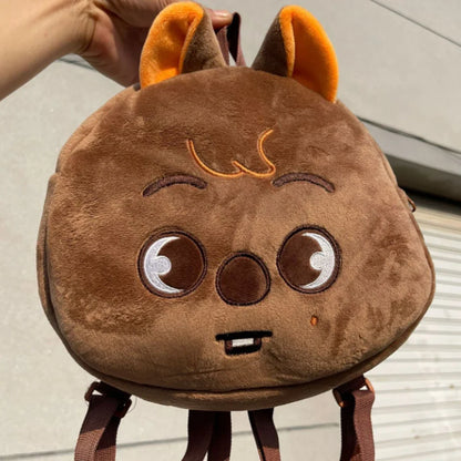310style Skzoo Plush Pencil Case – Kawaii Kpop Stray Wolf Stuffed Animal Toy, Cartoon Plush Doll for Kids Gift