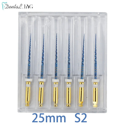 Dental SX-F3 Blue Nitinol Rotary Files – Endodontic Root Canal Engine Tool for Dentistry
