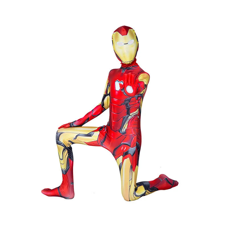 Men's Amazing Spiderman Cosplay Costume – Miles Morales Superhero Zentai Bodysuit Jumpsuit for Boys, Girls, Halloween & Christmas