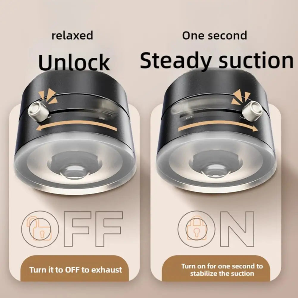 Double-Sided Magnetic Suction Phone Holder – Foldable & Multi-Functional Vacuum Mount