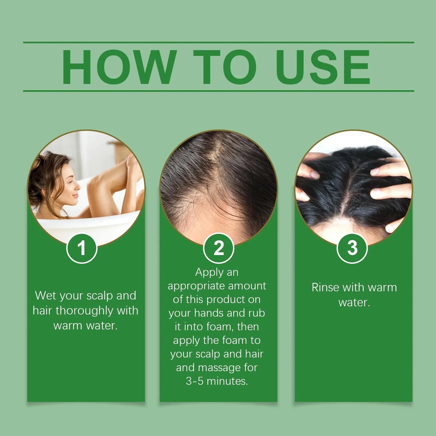 Organic Batana Oil Shampoo - Nourishing Rosemary Extract Formula for Scalp Care, Hair Repair & All Hair Types
