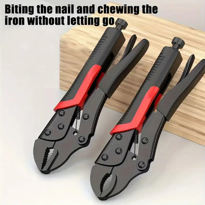 Heavy-Duty Locking Pliers - 7/9/10 Inch Universal Fixed Jaw Clamp Hand Tool