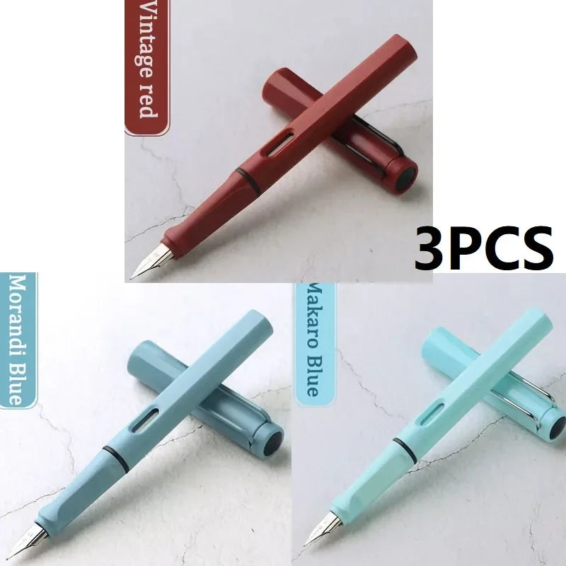 Luxury Calligraphy Fountain Pen - Premium Ink Cartridge Writing Tool for Office, School & Creative Lettering