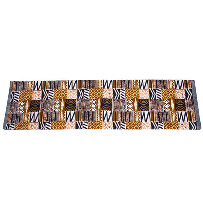 African Wax Kente Print Fabric - 3/6 Yard 100% Polyester Party Dress Material