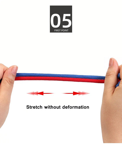 Oval & Semicircle Sneakers Shoe Laces – Classic Woven Round Shoelaces for Adult Unisex Casual & Sports Shoes