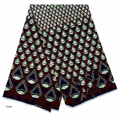 Latest Style Ankara Wax Print Fabric - 100% Cotton High Quality Soft African Real Wax Material
