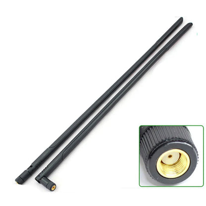 2.4G 5.8G WiFi Antenna – 12dBi High Gain RP SMA Male Omni Foldable Aerial for Router & Network Booster