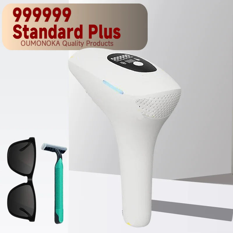 Body Bikini IPL Hair Removal Device – 999,999 Flashes, Permanent Painless Laser Epilator for Women, Home Use