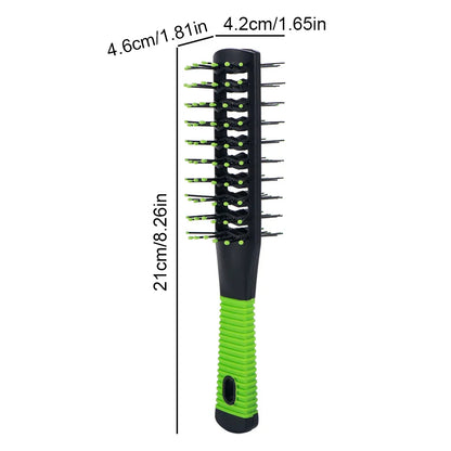 Pro Salon Double-Side Massage Comb – Anti-Tangle Detangling Hairbrush with Wide Teeth, Anti-Loss Hairstyling Brush