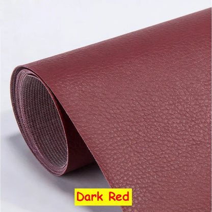 Large Self-Adhesive PU Leather Repair Patch – Faux Leather Tape for Sofa, Car & EV Seats